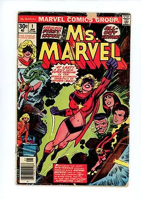 Buy Ms. Marvel #1  (1977) Marvel Comics 1st App Origin Of Ms Marvel (carol Danvers) • 15.76£