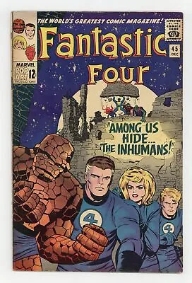Buy Fantastic Four #45 GD- 1.8 1965 1st App. Inhumans • 86.72£