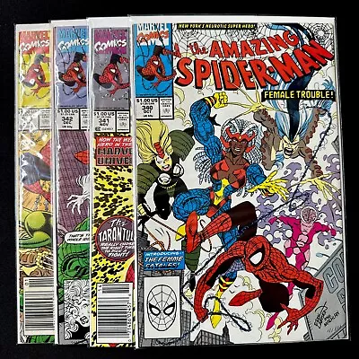 Buy The Amazing Spider-Man #340 341 342 343 1990-1991 Marvel Comics Nice Set • 24.01£