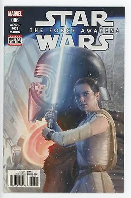 Buy STAR WARS: THE FORCE AWAKENS ADAPTION #6 NM 2017 PAOLO RIVERA COVER MARVEL B-132 • 4.24£