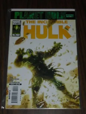 Buy Hulk Incredible #105 Marvel Comics Planet Hulk June 2007 Nm (9.4) • 12.99£