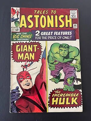 Buy Tales To Astonish #60 - Giant Man/Hulk Double Feature (Marvel, 1964) Fine- • 74.19£