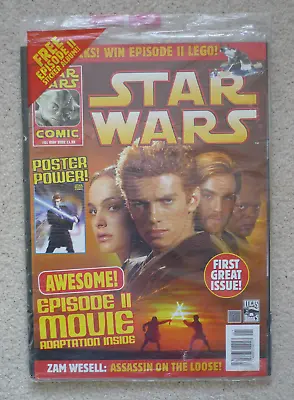 Buy Star Wars #1 Sealed Bag With Attack Of The Clones Sticker Album FN/VFN (2002) • 25£