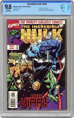 Buy Incredible Hulk #456 CBCS 9.8 1997 21-1314F12-002 • 42.37£