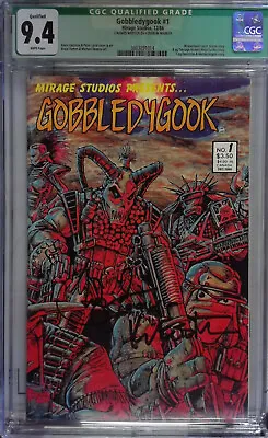 Buy Gobbledygook #1 CGC 9.4 Signed By Laird & Eastman EARLY TMNT 1986 FREE SHIP • 275.92£