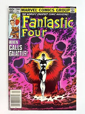 Buy Fantastic Four #244 1st Frankie Raye Nova 1982 NEWSSTAND Marvel Comics • 19.75£