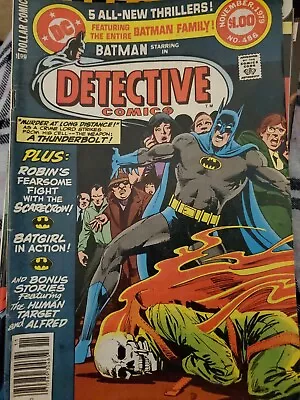 Buy DETECTIVE COMICS #486 (Nov 1979) FN Condition Comic - Killer Moth, Scarecrow App • 15.81£
