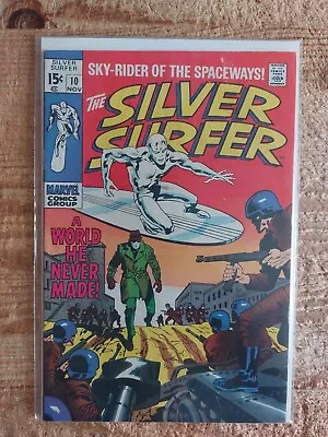 Buy Silver Surfer # 10  Marvel Comic. FINE • 39.99£