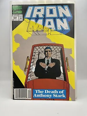 Buy Marvel Comics Iron Man #284 1st Rhodey Rhodes In War Machine Armor Newsstand '92 • 1.10£