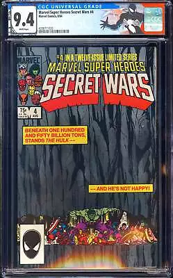 Buy Marvel Super Heroes Secret Wars #4 CGC 9.4 (1984) 1st App Zsaji! L@@K! • 69.30£