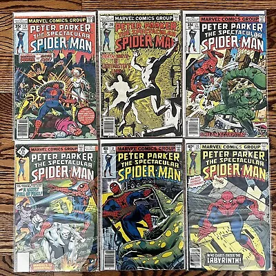 Buy SPECTACULAR SPIDER-MAN Comic Lot #12, 20, 21, 25, 31, 35. VF Keys • 19.76£