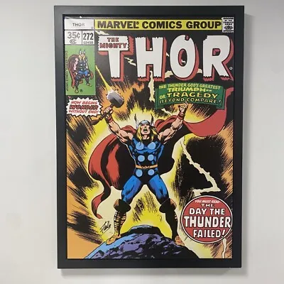 Buy Stan Lee Signed: The Mighty Thor #272 Box Canvas, 7/9 Framed  • 3,000£