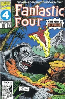 Buy Fantastic Four #360 (1991) 1st App. Dreadface In 9.2 Near Mint- • 6.39£