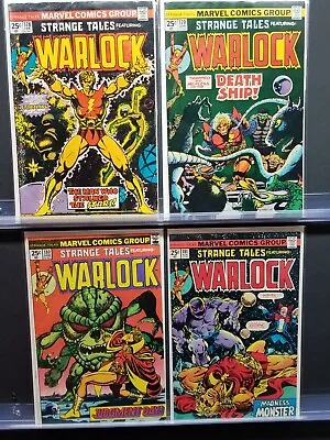Buy Strange Tales #178 179 180 181 Marvel 1975 Adam Warlock 1st Gamora Pip Magus B9 • 63.32£