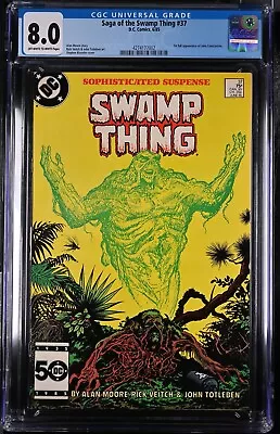 Buy Saga Of The Swamp Thing #37 (DC 1985) 1st John Constantine : CGC 8.0 • 237.89£