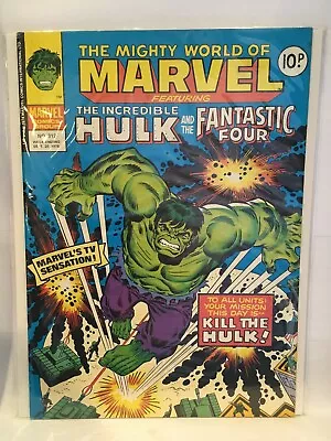 Buy Mighty World Of Marvel Featuring Incredible Hulk #312 Marvel UK Magazine • 2.50£