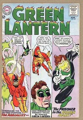 Buy Green Lantern 35 GVG Gil Kane Art! 1st Aerialist! Eagle Mind Swap! 1965 DC U924 • 15.80£