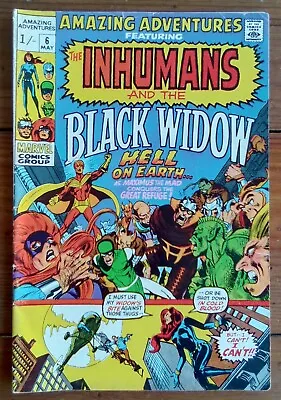 Buy Amazing Adventures 6, Inhumans/black Widow, Marvel Comics, May 1971, Vg+ • 5.99£