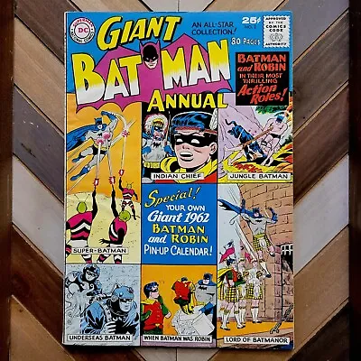 Buy BATMAN ANNUAL #2 FN/VF DC 1961 80-page GIANT Swan Sprang 1962 CALENDAR + Pin-Up  • 131.70£