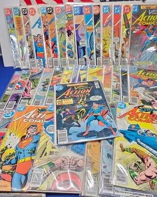 Buy Action Comics 35 Comic Lot 475-545 W/ 521 Vixen 481 485 Superman 1977 DC Key Run • 60.78£