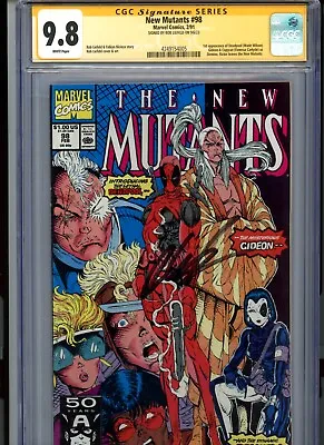 Buy CGC 9.8 Signature Series New Mutants #98 1st Deadpool Signed Liefeld • 2,168£