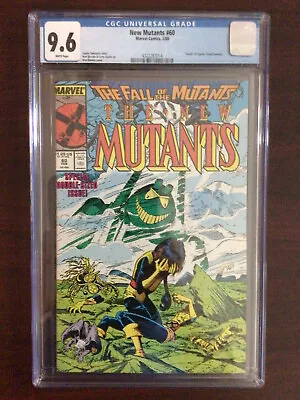 Buy CGC 9.6 New Mutants 60 Fall Of The Mutants Death Of Cypher White Pages • 39.42£