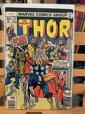 Buy The Mighty Thor # 274 -balder The Brave Is Dead-deadly Day Of Ragnarok • 8.03£