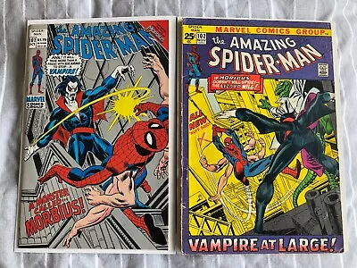 Buy Amazing Spider-Man 101 & 102 Origin And 1st App Morbius. Lizard App, Cents • 39.99£