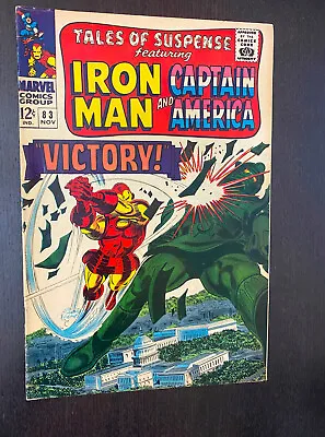 Buy TALES OF SUSPENSE #83 (Marvel Comics 1966) -- Silver Age Iron Man -- FN- • 25.32£