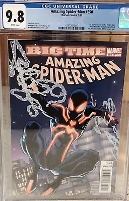 Buy Amazing Spider-man 650 Cgc 9.8 White Pages First Appearance Spidey Stealth Suit  • 76.41£