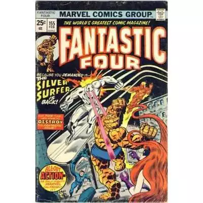 Buy Fantastic Four (1961 Series) #155 In Fine Condition. Marvel Comics [c^ • 12.96£