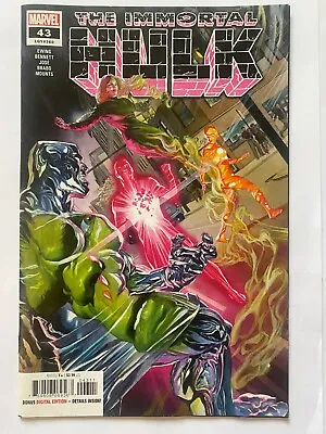 Buy IMMORTAL HULK #43  Alex Ross Cover  Recalled Marvel Comics  VF-   2021 • 12.95£