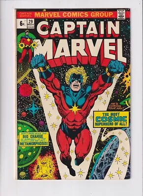 Buy Captain Marvel (1968) #  29 UK Price (5.5-FN-) (285285) 1st Eon 1973 • 27£