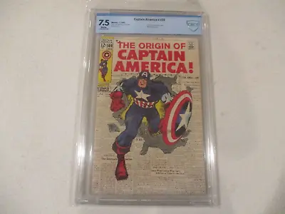 Buy Captain America 109 Cbcs 7.5 White Pages - Origin Captain America • 126.16£