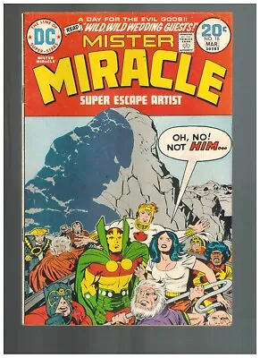 Buy Mister Miracle 18  Darkseid    Fine Last Kirby Issue!  1974! • 6.28£