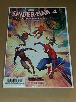 Buy Spiderman Enter The Spider Verse #1 Nm+ 9.6 Or Better January 2019 Marvel Comics • 14.95£