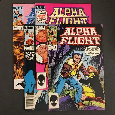 Buy Alpha Flight 10 11 12 13 (1984), John Bryne, VG, Marvel Comics, BARGAIN • 14.95£