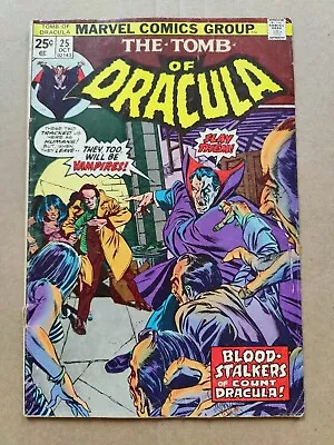 Buy Tomb Of Dracula #25 (1974) 1st Hannibal King W/Odin Value Stamp VG • 19.30£
