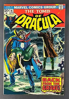 Buy Tomb Of Dracula (1972) #16 VF- (7.5) Gil Kane Gene Colan Art • 31.62£