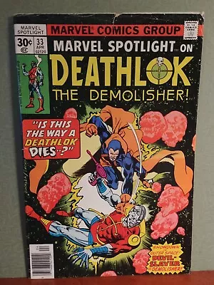 Buy Marvel Spotlight #33 Marvel Comics 1977 Deathlok / 1st Devil-Slayer  4.0 • 5.37£