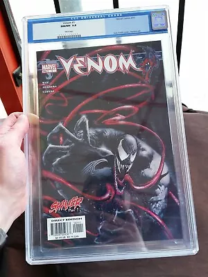 Buy Venom #1 Cgc 9.8 Nm/mt Wp Sam Kieth Herrara Marvel Comics 2003 Shiver Pt 1 (sa) • 6.99£