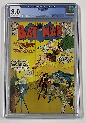 Buy Batman #139. April 1961. Dc. 3.0 Cgc. Finger & Moldoff! 1st App Of Bat-girl! • 400£