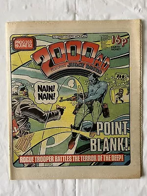 Buy 2000AD PROG 269, 19/06/1982. VGC. One Off Tale By Alan Moore • 0.99£