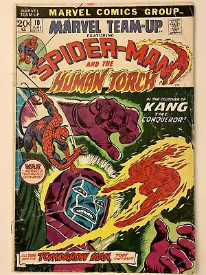 Buy Marvel Team-Up #10 (1973) Spider-Man  Human Torch Vs KANG-KEY MCU (FN+) -VINTAGE • 30.04£