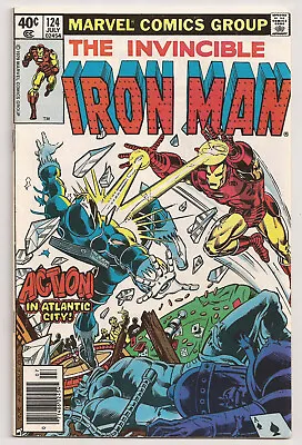 Buy The Invincible Iron Man #124 (1979) VF Alcohol Problem Justin Hammer • 13.66£