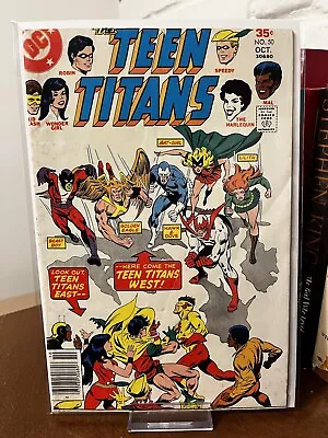 Buy The Teen Titans #50 DC Comics 1977 1st Appearance Teen Titans West 🔑 • 10.39£
