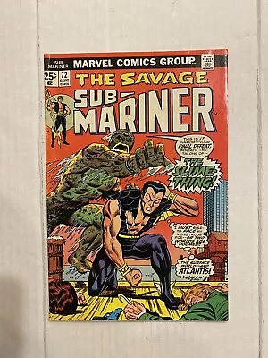 Buy Sub-Mariner #72 VF- (Marvel 1974) MVS In-tact (Galactus) Namor+ 1st  Slime Thing • 11.13£