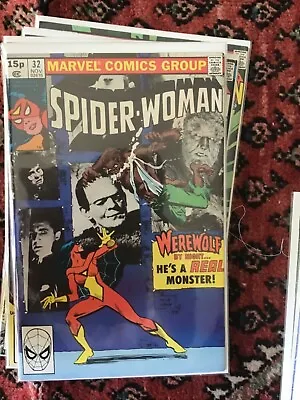 Buy Marvel Spider Woman No 32 Near Mint 9.0  Werewolf  • 28.50£