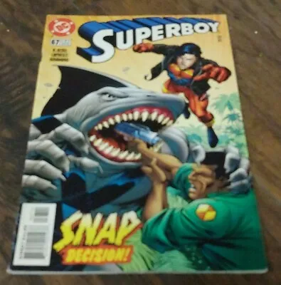 Buy SUPERBOY #67 * DC Comics * 👑 King Shark Cover 🌟 Suicide Squad 🎥 1994 Vintage  • 7.92£