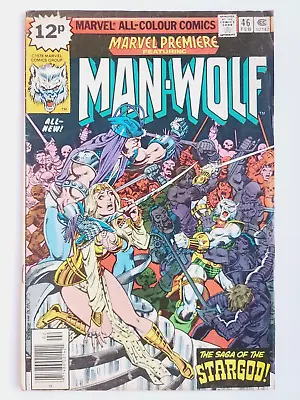 Buy Marvel Premier MAN-WOLF# 46 (George Perez 1978) UK FREE Postage • 3.75£